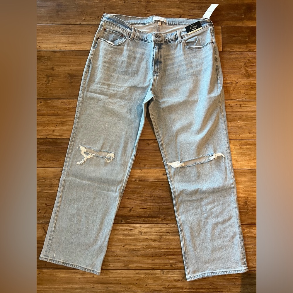 Abercrombie Low Rise Baggy Jean - 34R Curve Love